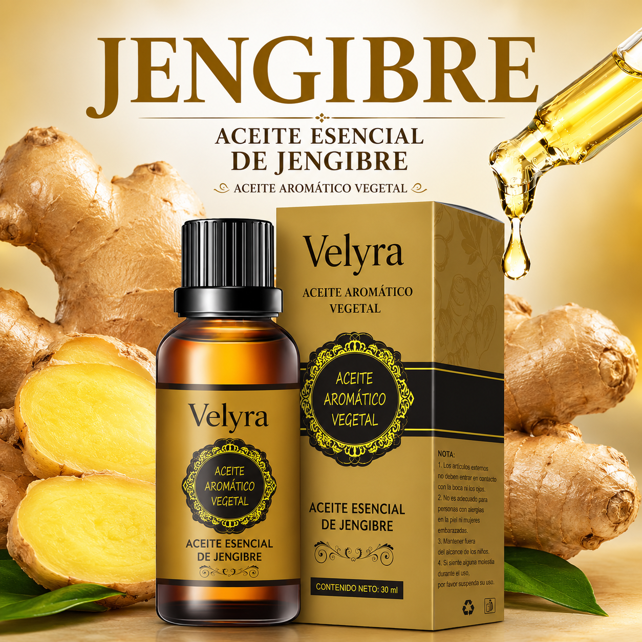 Aceite premasaje anticelulítico de Jengibre